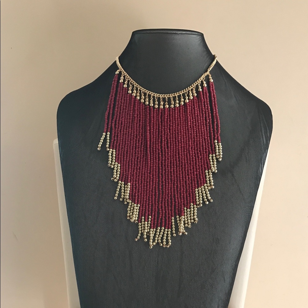 Red Velvet Necklace